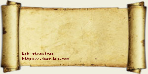 Danijela Pljakić vizit kartica